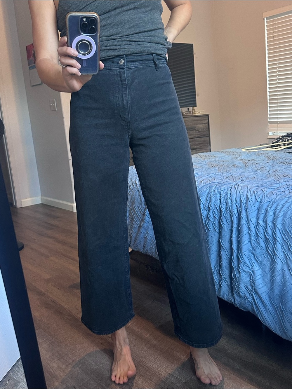 Women’s Wide-Leg Cotton Pants Never Worn - Picture 9 of 9